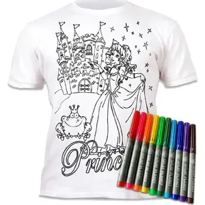 Футболка для многоразового раскрашивания PLANET Princess размер 7–8