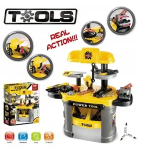 Children's Play Workshop Power Tool Set, Siedmioróg BABY MIX Ż-BM-ZA-001-30, yellow
