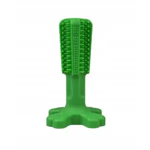 Dog toothbrush Duvo+ Chew'n Play green 14.5×9 cm – dental chew brush
