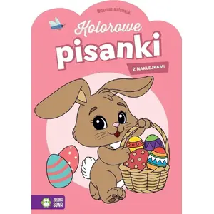 Krāsojamā grāmata Zielona Sowa Wiosenne malowanki. Kolorowe pisanki (pavasara krāsojamā bērniem)