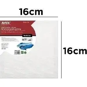 Elgat Rāmis audeklam 16 x 16 x 1,5 cm 280 g/m² gruntēts