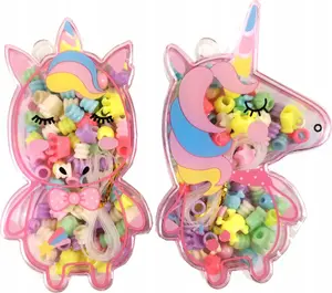 Beading Kit Adar Koraliki do nawlekania jednorożec mix wzorów p24 — assorted unicorn-themed beads set