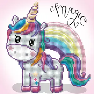 Набор для алмазной вышивки Diamond Dotz Magic Rainbow — единорог, 230×250 мм, для детей