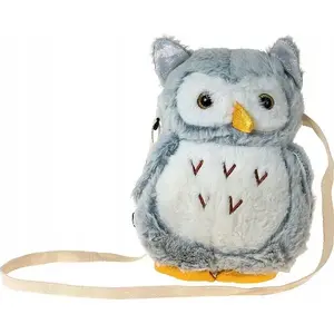 Plush Bag Multigra Multigra Torebka pluszowa sowa – children's plush owl shoulder bag