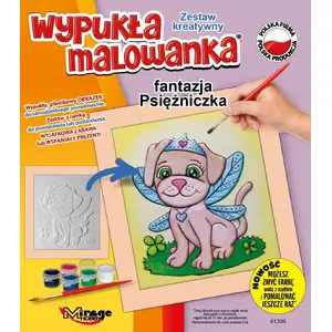 TEKA coloring poster 'Fantazja Psiężniczka' — wall decal/mural illustration by TEKA