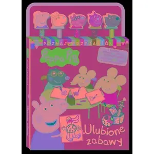 Children's Book Media Service Zawada Peppa Pig Poznaj przyjaciół cz.1 Ulubione zabawy