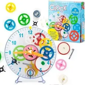 DIY clock kit KeyCraft — assemble-your-own clock set with components (Złóż własny zegar)