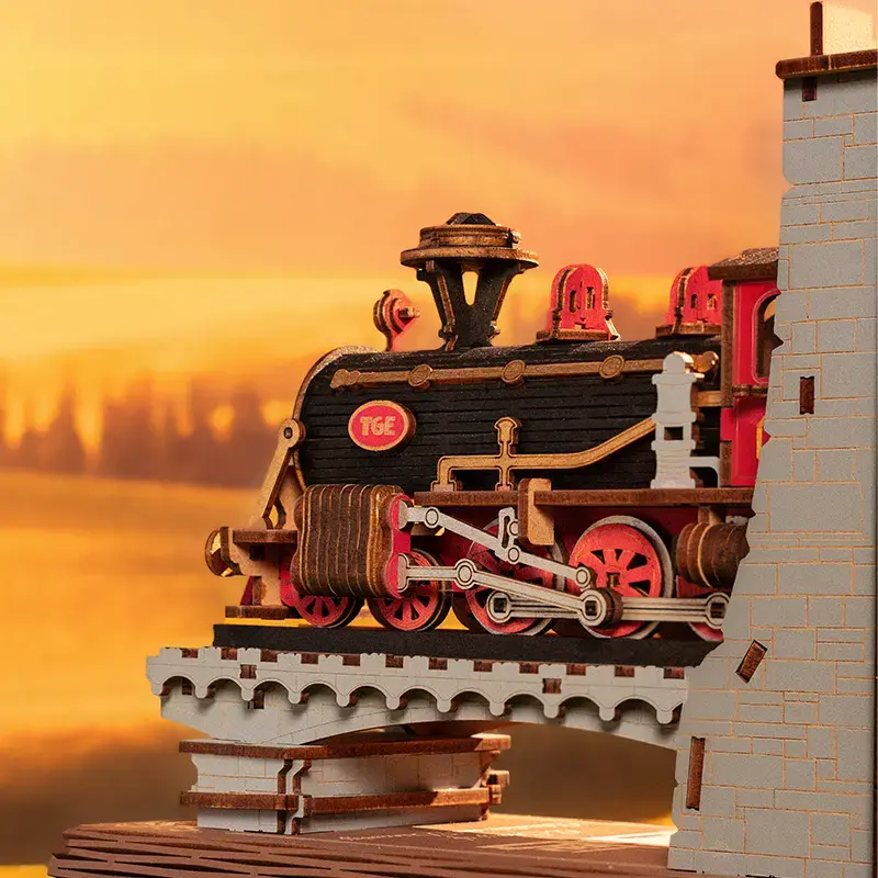 3D-пазл Robotime Century Train — 313 дет. Photo 7