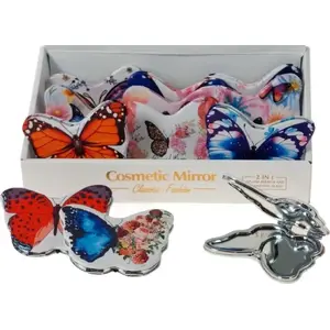 No name decorative butterfly mirror set — 12 pieces, small wall/flat mirrors