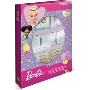 Набор штампов Multiprint Barbie — 4 шт., тематические штампики для творчества и детей