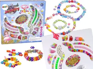 Bead and Pendant Jewelry Making Kit LEANToys 15243 — craft set for bracelets, necklaces, pendants