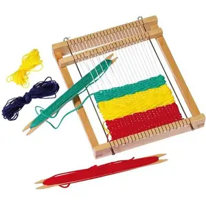 Wooden Weaving Loom Goki Krosno 212694 — small handloom for craft weaving and textile play