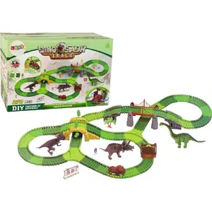 Конструктор LEANToys Tor dla Dinozaurów, 270 деталей с аксессуарами