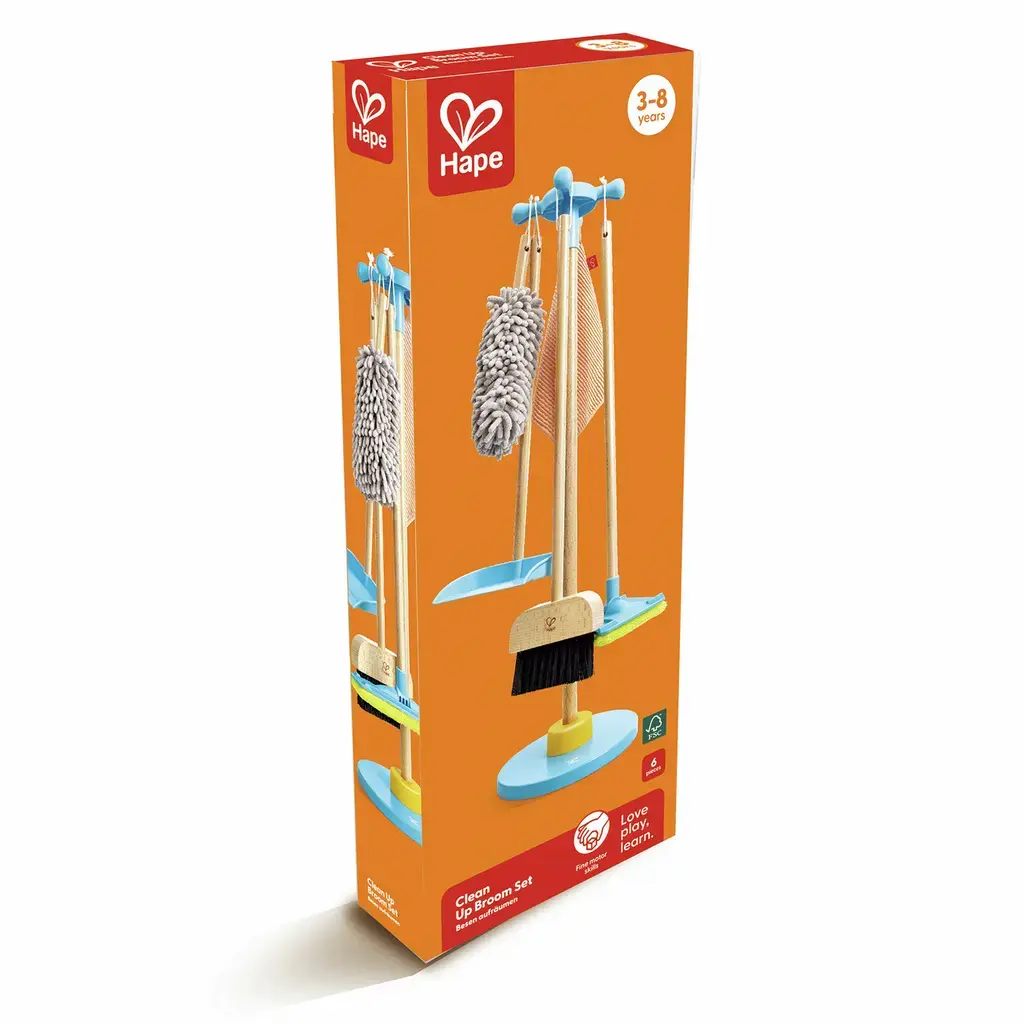 Hape Clean Up Broom Set детская метла с совком Photo 2