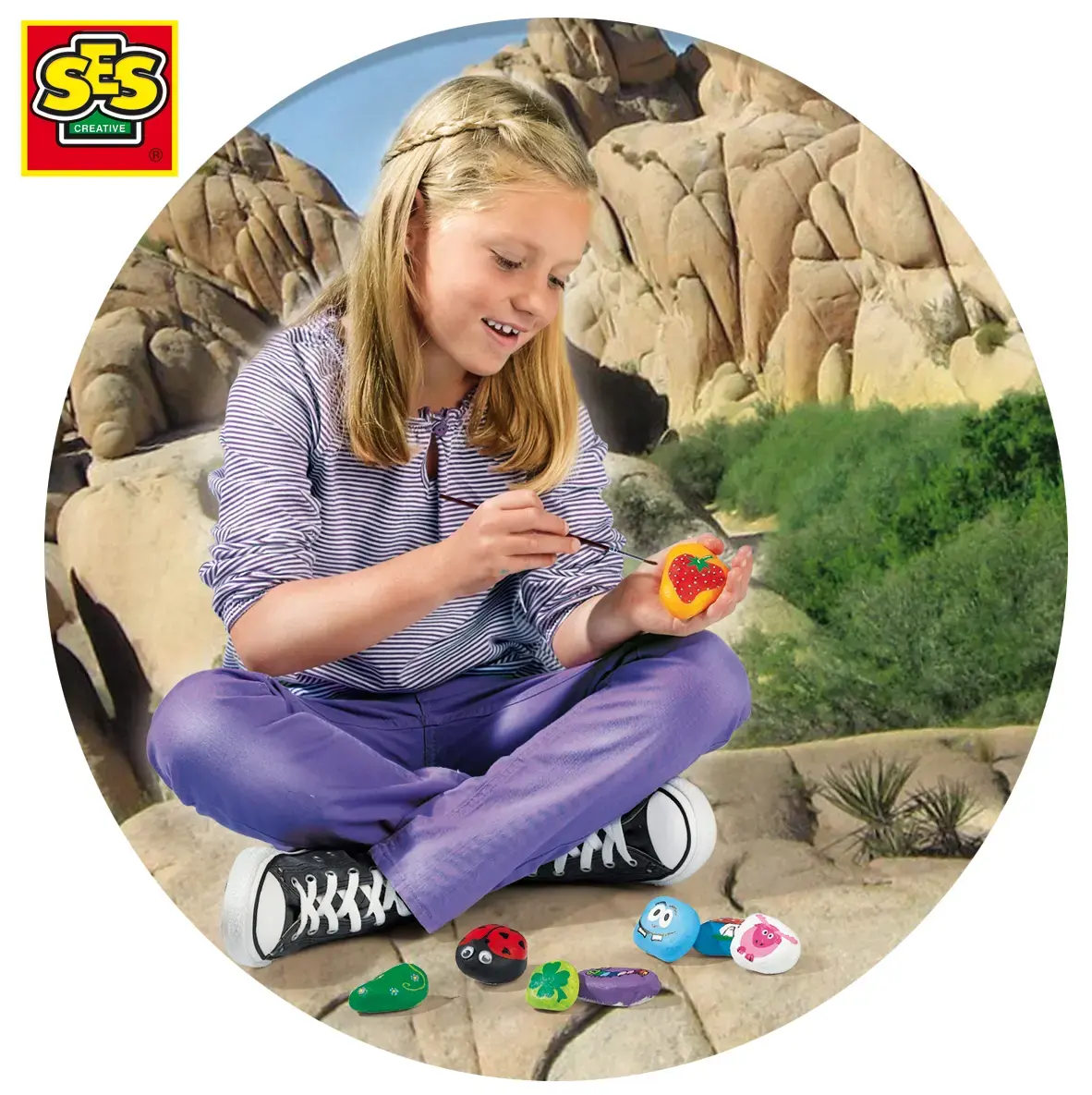 SES Painting stones — radošais komplekts (5 akmeņi) Photo 2
