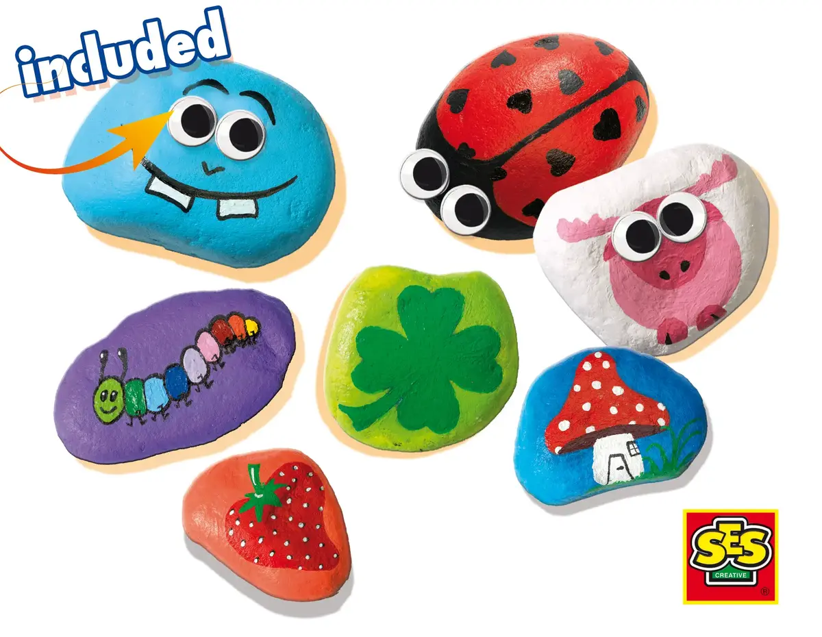 SES Painting stones — radošais komplekts (5 akmeņi) Photo 4