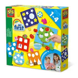 SES My First Sticking Shapes — early learning sticker set, ages 1–4, multicolour