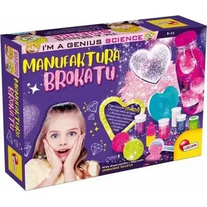 Набор для творчества Lisciani I'm A Genius Manufaktura brokatu — набор с блёстками для детей