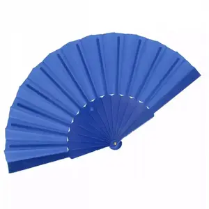 Paper Hand Fan 23 cm, mega creative HY-003 — single-color, mixed pack