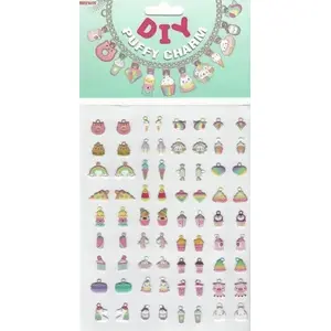 DIY bracelet kit TEKA Bransoletka z wypukłych naklejek - craft set with embossed sticker elements
