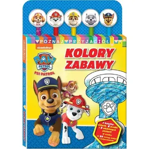Children's Book Media Service Zawada — Psi Patrol Poznaj przyjaciół cz.1 Kolory zabawy (ISBN 9788382826791)