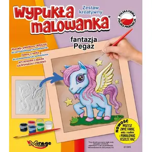 TEKA Teka Wypukła malowanka Fantazja Pegaz — decorative raised painting panel