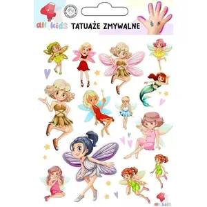Temporary Tattoos for Children Dodo — Fairy and Wizard Designs, Washable