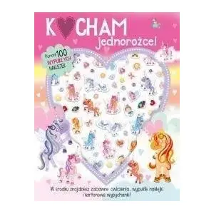 Sticker pack MD Creative Kocham jednorożce — 100 embossed stickers, assorted unicorn designs