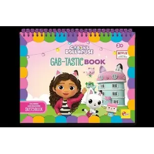 Раскраска Lisciani Gab-Tastic Koci Domek Gabi (детская книга-раскраска, 13027)