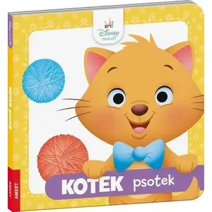 Книжка-ширмочка для малышей Ameet Disney Maluch «Kotek Psotek» DBF-9212, картонные страницы, иллюстрации