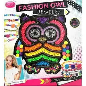 Beading Kit Trifox Koraliki do nawlekania sowa — Trifox beading set for owl motif, MPN 5901353655297