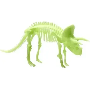 Glow-in-the-dark Triceratops skeleton model TEKA 608663