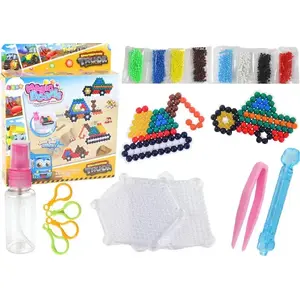 Bead Kit LEANToys DIY Water Beads 8 Colors — Construction Vehicles Theme