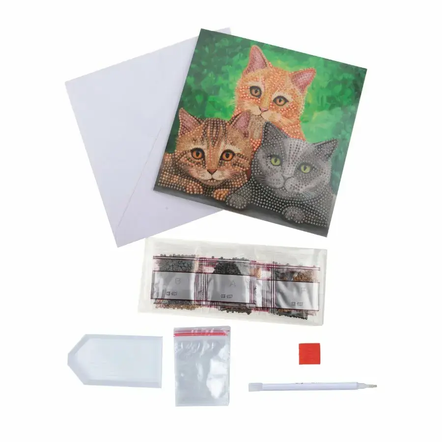 CRAFT Buddy Cat Portrait diamond painting kit Photo 2