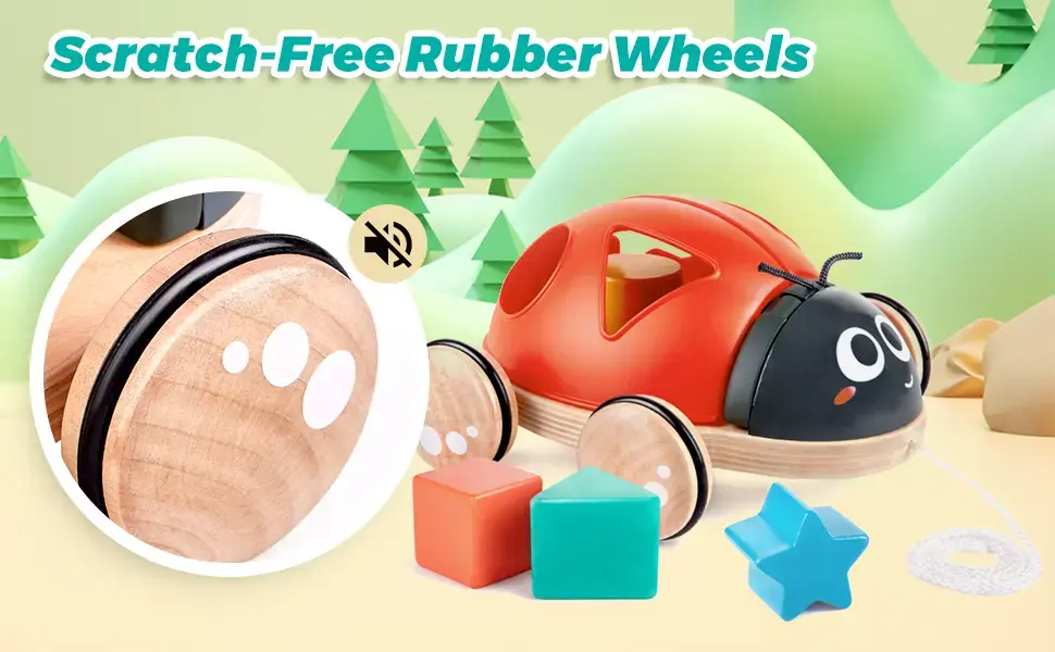 Hape Shape-Sorter Ladybug деревянная игрушка-сортировщик Photo 4