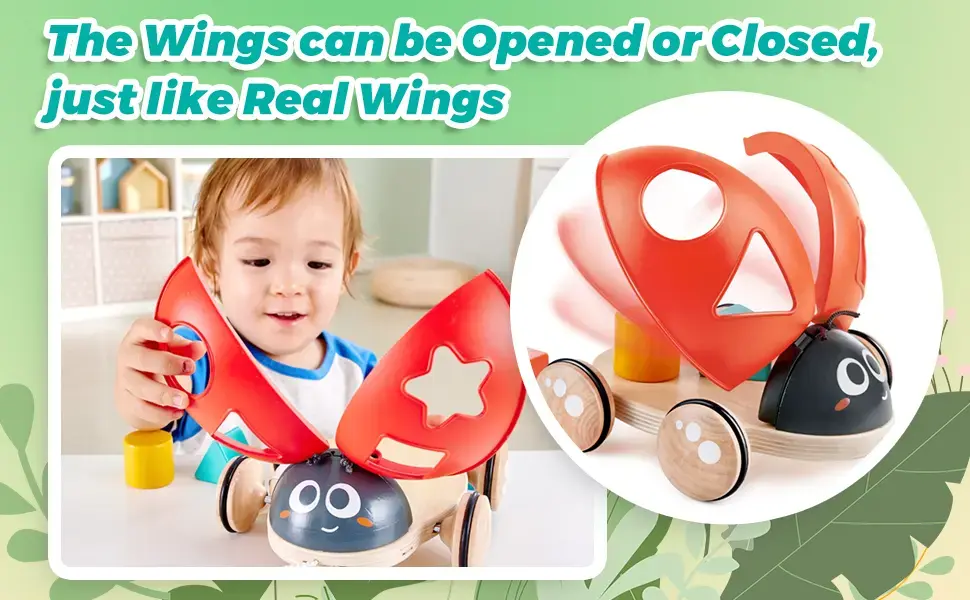 Hape Shape-Sorter Ladybug деревянная игрушка-сортировщик Photo 6