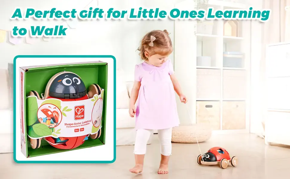 Hape Shape-Sorter Ladybug деревянная игрушка-сортировщик Photo 7