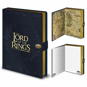 Записная книга Pyramid Close Up Lord of the Rings A5 твердая обложка 240 листов в линейку тёмно-синяя