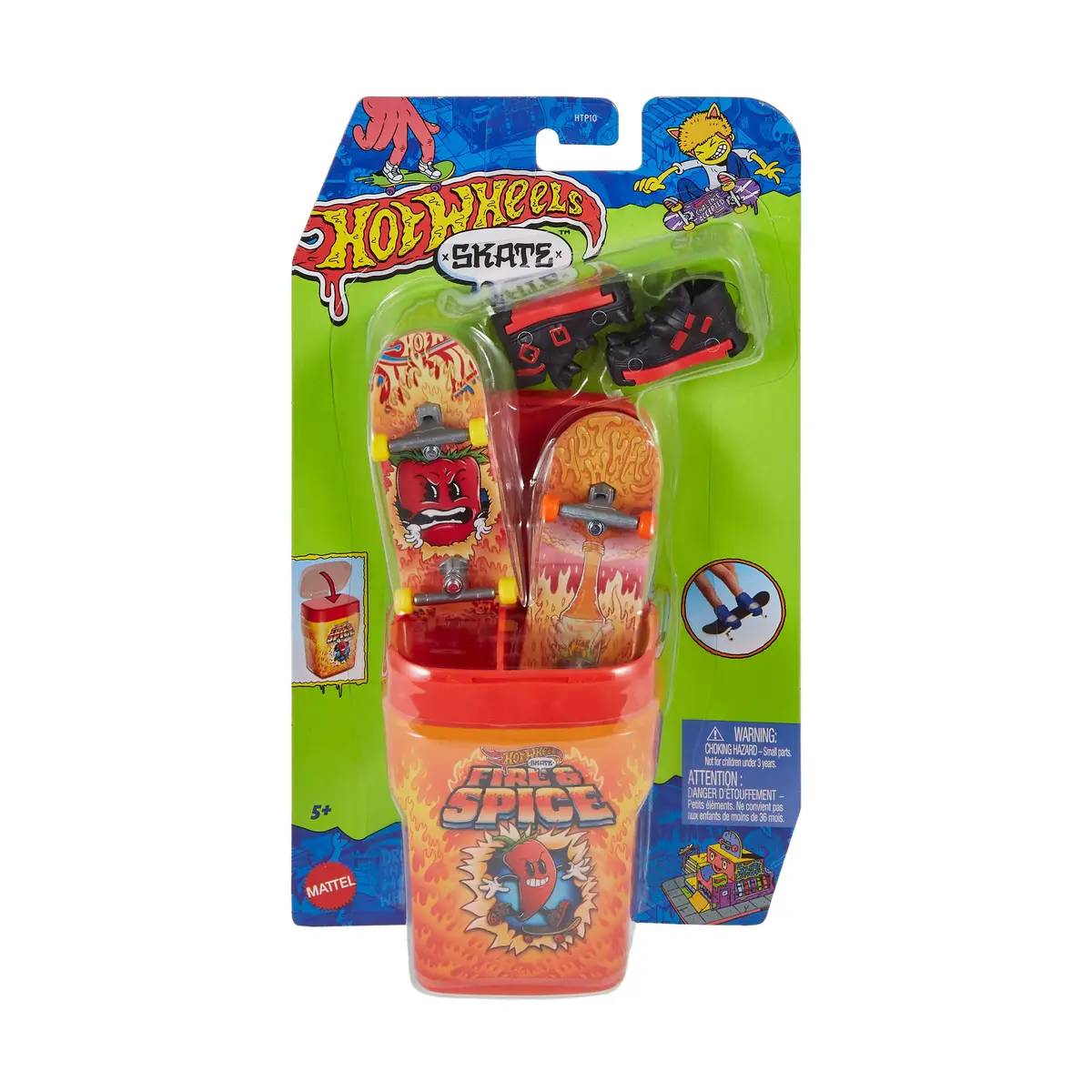 MATTEL Hot Wheels Skate Flavor Container fingerboard set Photo 6