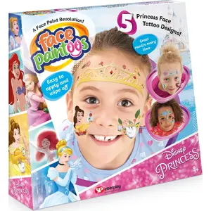 Face Paintoos Disney Princesses — uzlīmju tipa pagaidu tetovējumus komplekts, Interplay Entertainment