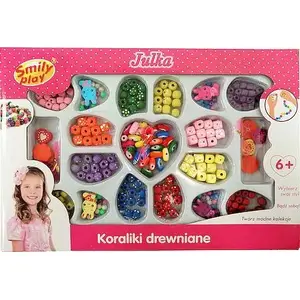 Wooden Bead Set Smily Play SP83791 — children's craft toy, threading and fine motor skills