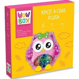 Plush Pillow TMTOYS Wow Box — Owl Shaped Cushion (Poduszka Sowa)
