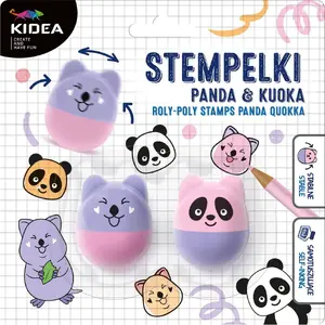 Derform Stempelki wańка встанька панда kuoka Kidea — штамп-игрушка Derform