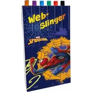 Pildspalvu komplekts Kids Euroswan Spiderman SP50058 — 6 pildspalvu, varoņa dizains