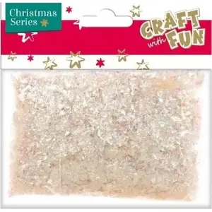 Craft with Fun craft confetti decoration, transparent mix, 30 g (SD-017)
