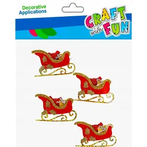 Craft with Fun decorative stickers set OZDOBA BN NAKLEJKI SANIE 4 pcs — CFBN321