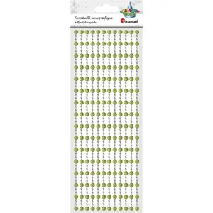 Self-Adhesive Crystal Strips Titanum mix 12 pcs – decorative rhinestones on tape, assorted sizes