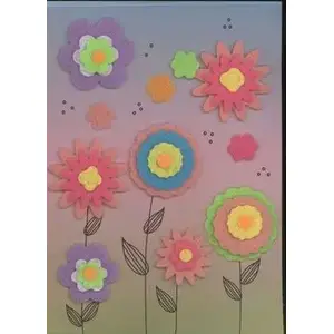 Felt Easter Stickers Arpex Wielkanocne naklejki filcowe WN1847 – decorative felt adhesive stickers
