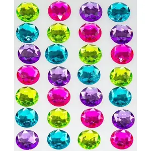 Self-adhesive Dots BREWIS Multicolor 28 pcs – sticky labels for marking and crafting