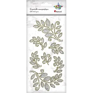 Self-adhesive Crystal Stems set 7 pcs, Craft with Fun